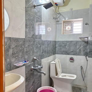 Bathroom in 2 BHK Builder Floor at Gachibowli – for Rent
