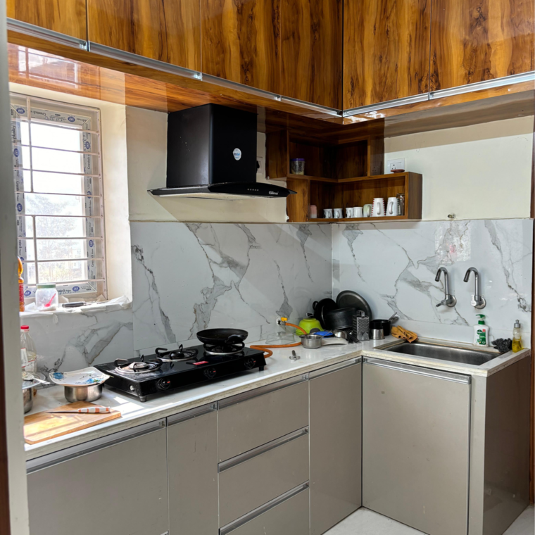 Kitchen, gachibowli 2 Bedroom 1400 Sq.Ft. Builder Floor In Gachibowli Hyderabad 9248386