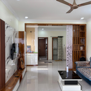 Living Room in 2 BHK Builder Floor at Gachibowli – for Rent