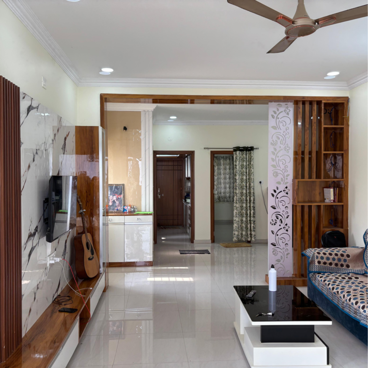 Living Room, gachibowli 2 Bedroom 1400 Sq.Ft. Builder Floor In Gachibowli Hyderabad 9248386