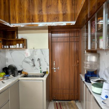 Kitchen in 2 BHK Builder Floor at Gachibowli – for Rent
