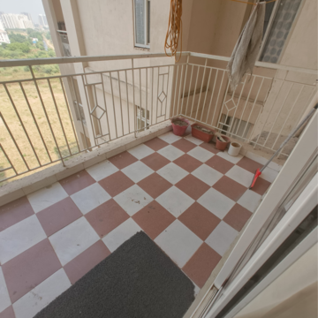 Balcony in 2 BHK Apartment at Shree Vardhman Green Court, Sector 90 – for Rent