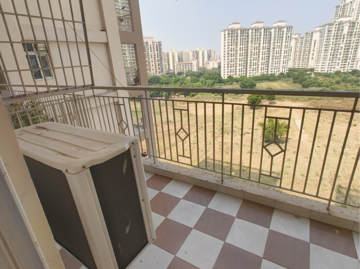 Balcony in 2 BHK Apartment at Shree Vardhman Green Court, Sector 90 – for Rent