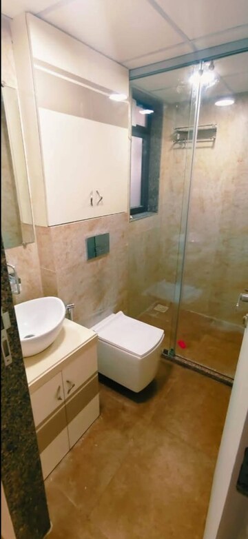 Bathroom in 3 BHK Apartment at Kanakia Silicon Valley, Powai – for Rent