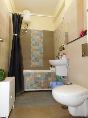 Bathroom in 2 BHK Apartment at Pacifica Hillcrest Phase 1, Gachibowli – for Rent