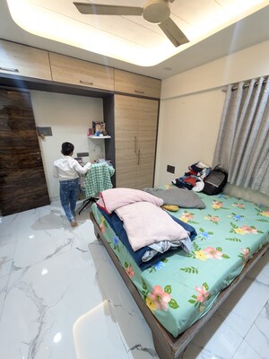 Bedroom in 2 BHK Apartment at Parshwa Girnar Tirth, Kalyan West – for Rent