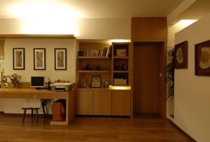 Living Room in 3 BHK Apartment at Adani Group Western Heights, Andheri West – for Rent