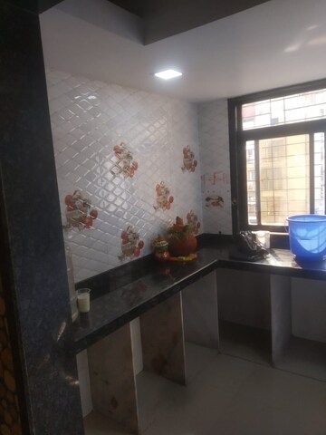Kitchen in 1 RK Apartment at Dh2 CHS, Ulwe Sector 16 – for Rent