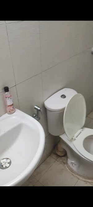 Bathroom in 1 BHK Apartment at Solitairian City Centre, Knowledge Park 3 Greater Noida – for Rent