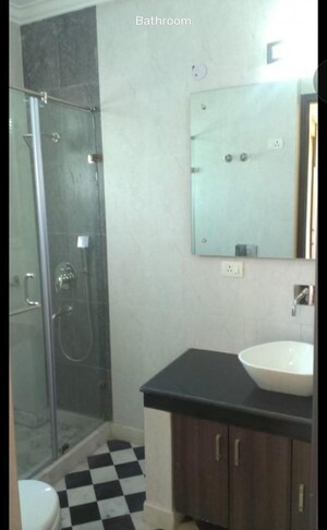 Bathroom in 3 BHK Builder Floor at Anand Niketan – for Rent