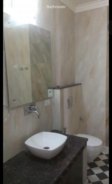 Bathroom in 3 BHK Builder Floor at Anand Niketan – for Rent