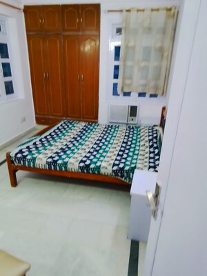 Bedroom in 3 BHK Builder Floor at Anand Niketan – for Rent