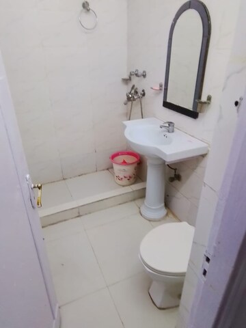 Bathroom in 3 BHK Builder Floor at Anand Niketan – for Rent