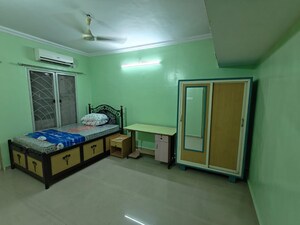 Bedroom in 2 BHK Apartment at Goel Ganga Constella, Kharadi – for Rent