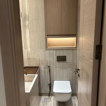 Bathroom in 4 BHK Builder Floor at Vasant Vihar – for Sale