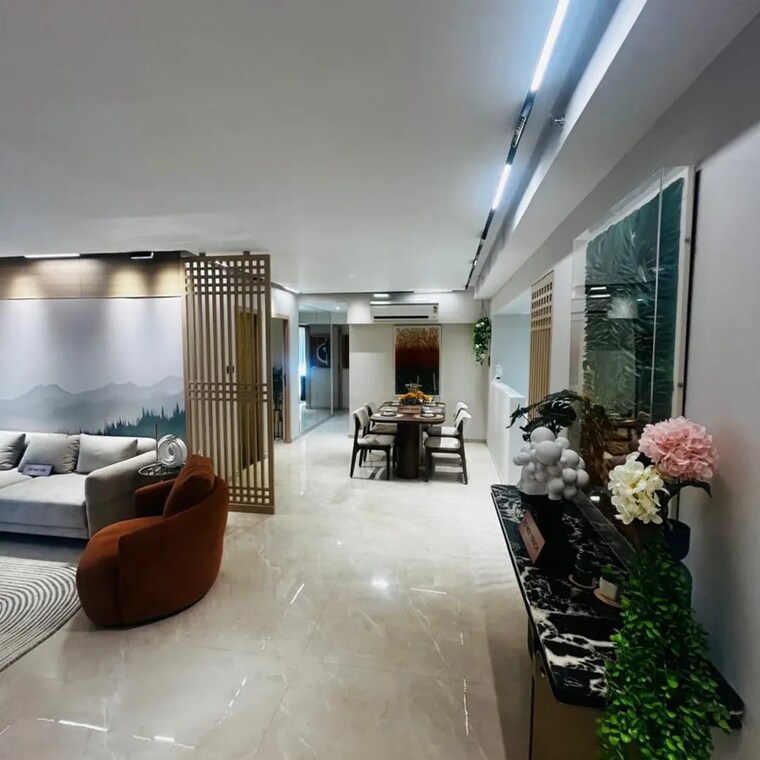 Living Room, ruparel-panache 2 Bedroom 860 Sq.Ft. Apartment In Santacruz West Mumbai 9248559