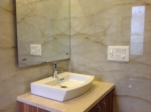 Bathroom in 3 BHK Builder Floor at Defence Colony – for Rent