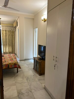 Bedroom in 3 BHK Builder Floor at Defence Colony – for Rent