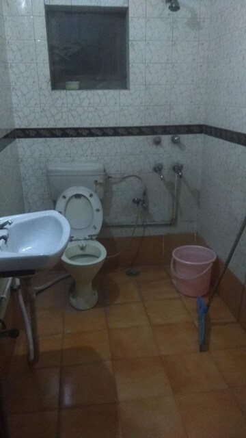 Bathroom in 2 BHK Builder Floor at East Of Kailash – for Rent