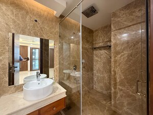 Bathroom in 4 BHK Builder Floor at Greater Kailash I – for Rent