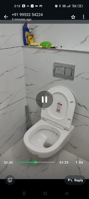 Bathroom in 1 RK Builder Floor at Greater Kailash I – for Rent