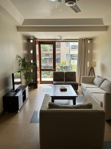 Living Room in 3 BHK Builder Floor at Greater Kailash ii – for Rent