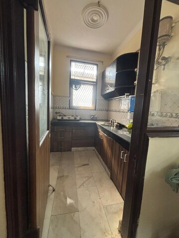 Kitchen in 2 BHK Builder Floor at Jungpura Extension – for Rent