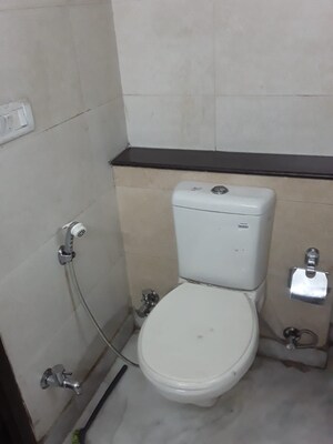 Bathroom in 3 BHK Builder Floor at Jasola – for Rent