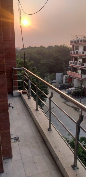 Balcony in 3 BHK Builder Floor at Jasola – for Rent
