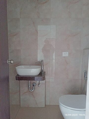 Bathroom in 1 BHK Apartment at Puranik Hometown, Ghodbunder Road – for Rent