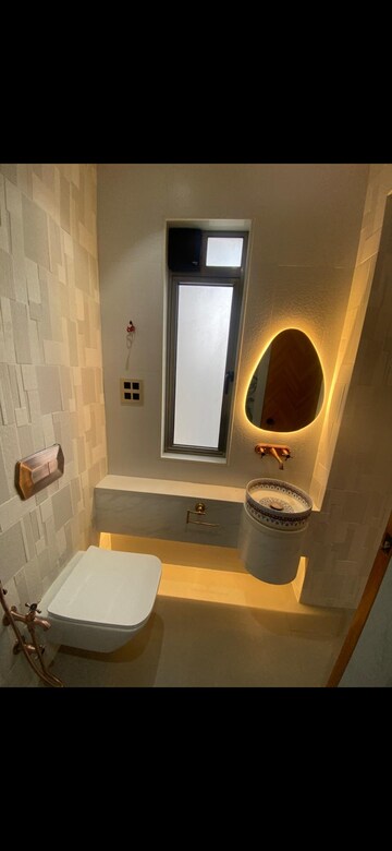 Bathroom in 3 BHK Apartment at Indiabulls Sky Forest, Lower Parel – for Rent