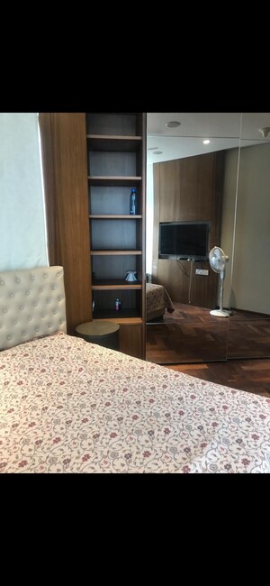 Living Room in 3 BHK Apartment at Omkar 1973, Worli – for Rent