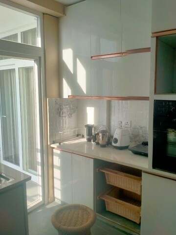 Kitchen in 3 BHK Apartment at Arsha Sumangalam Vrindavan Yojana, Vrindavan Yojna – for Rent