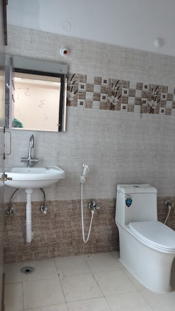 Bathroom in 3 BHK Apartment at Banjara Hills – for Rent