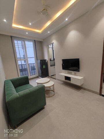 Living Room in 1 BHK Builder Floor at Sector 52 – for Rent