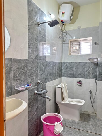 Bathroom in 2 BHK Builder Floor at Gachibowli – for Rent