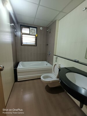 Bathroom in 2 BHK Apartment at Paranjape Blue Ridge, Hinjewadi – for Rent