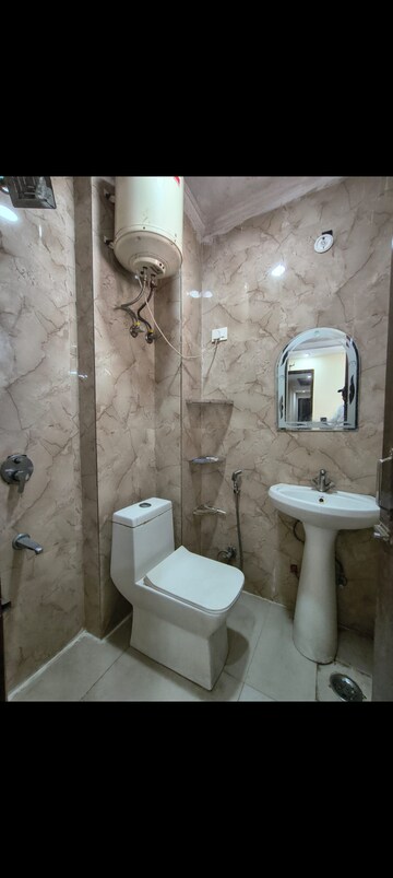 Bathroom in 2 BHK Builder Floor at Saket – for Rent