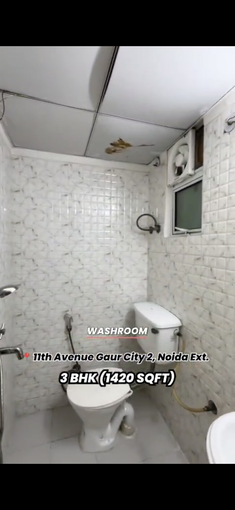 Bathroom, gaur-city-2-11th-avenue 3 Bedroom 890 Sq.Ft. Apartment In Sector 16c Greater Noida Greater Noida 9248974
