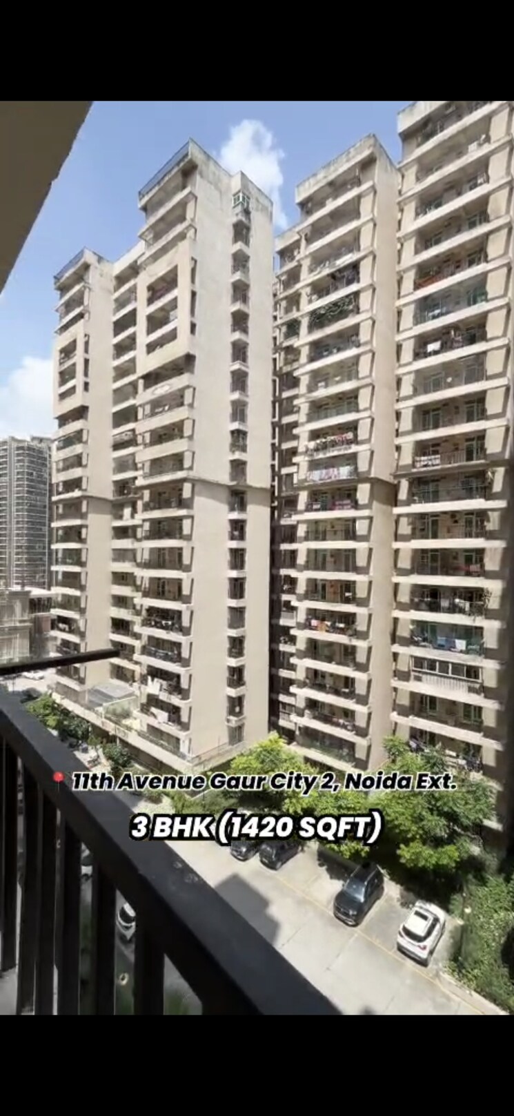 Exterior View, gaur-city-2-11th-avenue 3 Bedroom 890 Sq.Ft. Apartment In Sector 16c Greater Noida Greater Noida 9248974