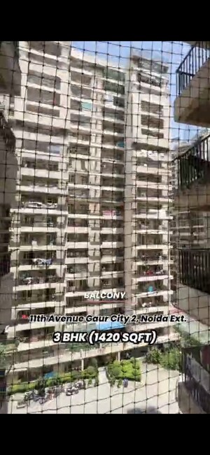 3 BHK Apartment – Exterior View View at Gaur City 2 - 11th Avenue, Sector 16c Greater Noida - for Sale