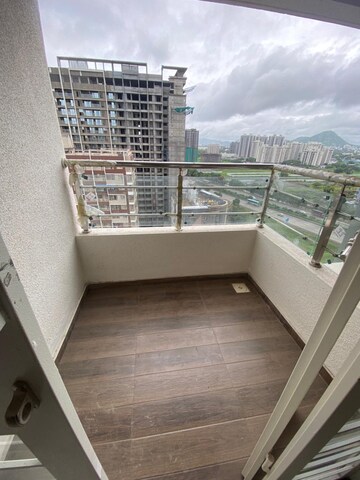 Balcony in 2 BHK Apartment at Wadhwani Om Mangalam Chaitanya, Ravet – for Rent