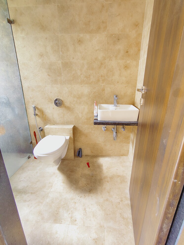 Bathroom, benchmark-cyprus 3 Bedroom 1350 Sq.Ft. Apartment In Punawale Pune 9249020