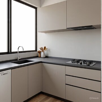 Kitchen in 1 BHK Apartment at Avas Vikas  – for Rent