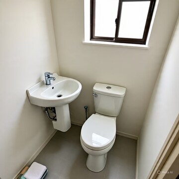 Attached Bathroom in 1 BHK Apartment at Avas Vikas  – for Rent