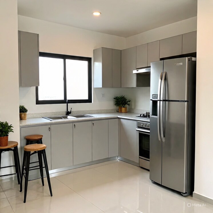 Kitchen, avas vikas 1 Bedroom 599 Sq.Ft. Apartment In Avas Vikas  Rishikesh 9249156