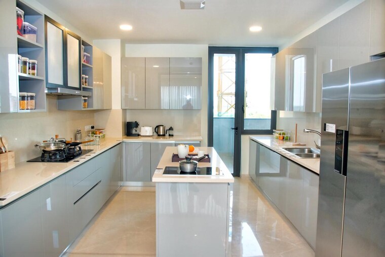 Kitchen, chattarpur 3.5 Bedroom 1300 Sq.Ft. Builder Floor In Chattarpur Delhi 9249196