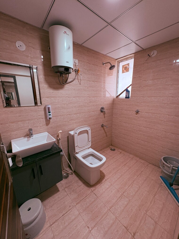 Washroom, skyline-fresco Studio 407 Sq.Ft. Apartment In Bhakrota Jaipur 9249189