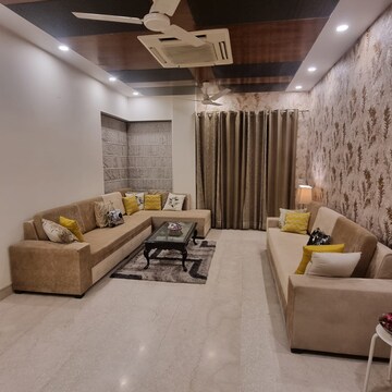 Living Room in 4 BHK Apartment at Kohli One Malibu Town, Sector 47 – for Rent