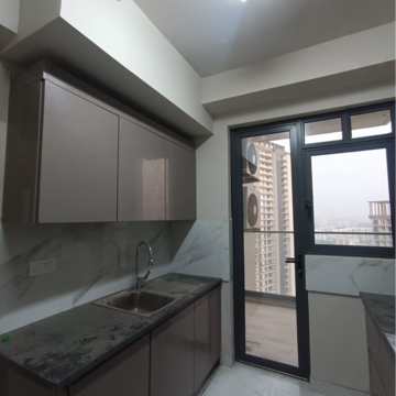 Kitchen in 3 BHK Apartment at M3M Heights, Sector 65 – for Rent